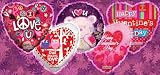 Valentine's Day 18 Inch Mylar Balloon 10 Pack