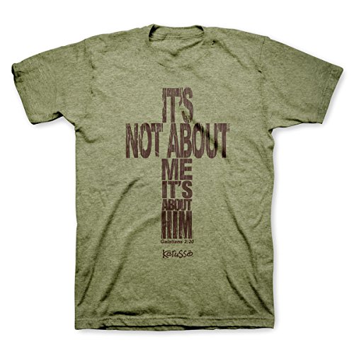 It's Not About Me Galations 2:20 Kerusso Christian Message Adult T-Shirt