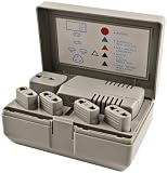 Simran PG3 50-Watt - 1600-Watt World Travel Voltage Converter/International Plug Adapter Kit for Foreign Travel to 220V/240V Countries, Ivory