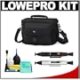Lowepro Nova 190 AW Digital SLR Camera Shoulder Bag (Black) + Accessory Kit for Canon Rebel T3, T3i, T1i, T2i, EOS 60D, 50D, 5D, 7D, Nikon D3000, D3100, D5000, D7000, D300s, Olympus Evolt E-5, E-30, E-620 & Sony Alpha A560, A580, A33, A55