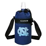 UNC University of North Carolina Logo Water Bottle Holder and Bottle Sport Fitness Workout... by 