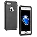 Nexgadget iPhone 7 Waterproof Case, CONQUEROR Series Drop-proof Dirtproof Snow-proof Protective Case Underwater IP68 Waterproof Case for iPhone 7 cover 4.7 Inch (black)
