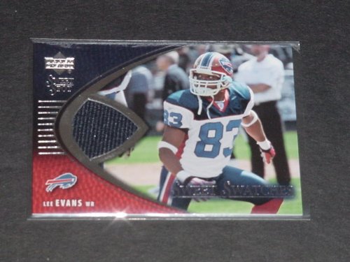 2004 Sweet Spot Sweet Swatches SWLE Lee Evans Buffalo Bills (Rookie Insert - Piece of Authentic Worh Jersey - Football Cards)