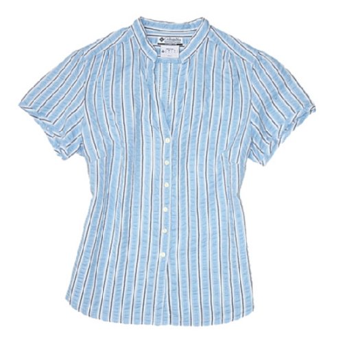 Columbia Bluse, blau/gestreift