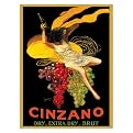 Cinzano on Canvas by Leonetto Cappiello Art
