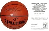 Lebron James Signed Spalding Official Basketball