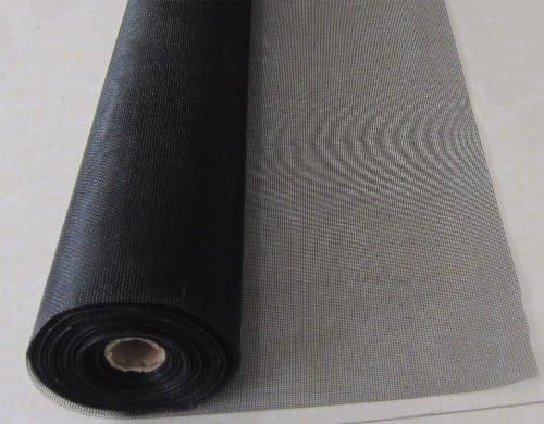 Costdot 84" x 100' Roll Black Mesh Fiberglass for Windows and Doors Screens