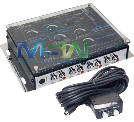 Soundstream XBP-10 SPL Competition Signal Processor with Dash Remote Control and Variable EQ