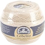 DMC 167G 10-ECRU Cebelia Crochet Cotton, Ecru, 282-Yard, Size 10