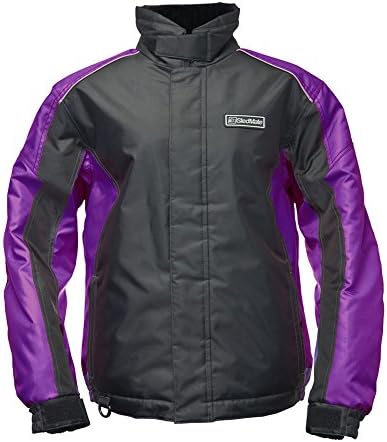 Sledmate, 5200XT-M, Women's Sledmate XT Snowmobile Jacket Black/Purple Ladies Adult Snow Coat 5200XT - Ladies Medium