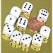 Dice, spot-pack of 10 x 16mm. diameter.00563