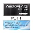 Windows Vista Ultimate SP1 64-bit for System Builders - 1 pack - with Free... by Microsoft