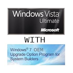 Windows Vista Ultimate SP1 64-bit for System Builders - 1 pack - with Free Windows 7 Upgrade Coupon
