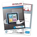 atFoliX FX-Clear Displayschutzfolie für Apple iPod nano G6 / nanoG6, 6G - Displayschutz kristallklar! Höchste Qualität - Made in Germany!