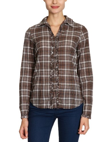 LERROS Damen Bluse 3192062, Gr. 34, Braun (Espresso 767) Preisvergleich
