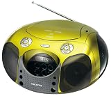 Produkt-Bild: Scott SDM 25 Stereo-Radio (CD/MP3/WMA-Player, FM Tuner, USB-Anschluss) gelb
