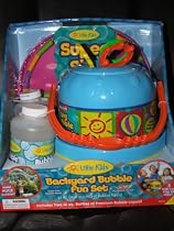 MEGA BACKYARD FUN BUBBLE SET 8 PIECES 3 KIDS CAN PLAY AT ONCE