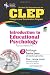 Books : CLEP Introduction to Educational Psychology w/ CD-ROM (CLEP Test Preparation)