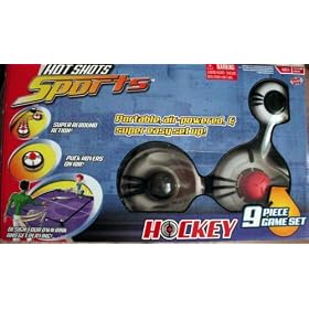 Air Hockey 9 Piece Table Top Set by Hot Shots Sports