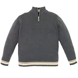 zip-neck sweater