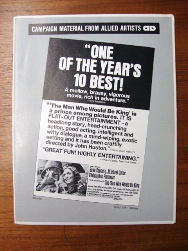 The Man Who Would Be King - Original Movie Pressbook