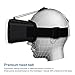 Habor 3D VR Virtual Reality Headset for Smartphones for 3D Movies/Games (Black)