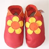 SOFT LEATHER SHOES - POPPY RED