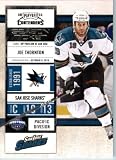 2010/11 Playoff Contenders Hockey Card # 36 Joe Thornton San Jose Sharks