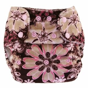 Click to buy Cloth Baby Diapers Supplies: Blueberry Minky Diaper from Amazon!
