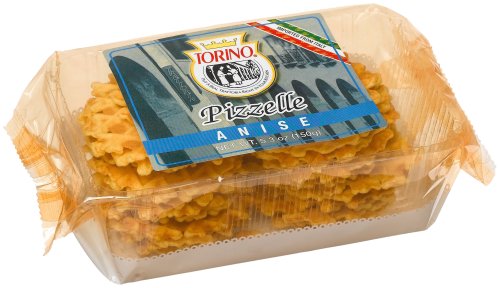 Torino Anise Pizzelle, 5.3-Ounce Packages (Pack of 10) by Torino