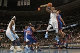 New York Knicks v Denver Nuggets: Gary Forbes and Danilo Gallinari Photographic Poster Print by Doug Pensinger, 28x42