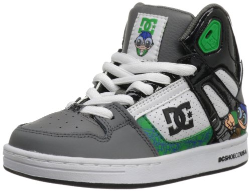 DC Rebound WG Sneaker (Little Kid/Big Kid),Grey/Black,13 M US Little Kid On Sale