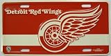 Detroit Redwings License Plate