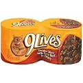 9 Lives Tender Slices Wet Cat Food 4-pk. - Real Beef in Gravy (5.5 oz.)