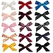 inSowni 15 Pack Velvet Bow Alligator Hair Clips Barrettes Accessories for Baby Girls Toddlers Teens Kids