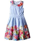 [ユーエス エンジェルス] Us Angels Satin Sleeveless Dress w/ Photo Reel Printed Border (Toddler/Little Kids) ドレ