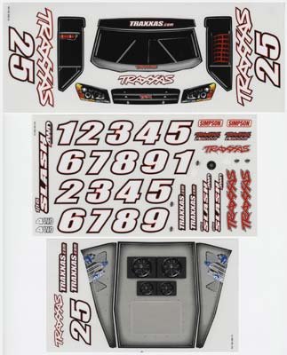 51xH5NtNg L Traxxas Decal   1/16 Slash