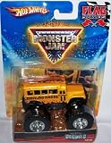 Hot Wheels Originals 2010 1:64 Scale Monster Jam Flag Series DRIVING SKOOL Bus Truck 14/75