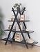 Weathered Black Bookshelf/Book Case Accent Piece Stand
