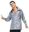 Hustle Hunk Disco Shirt - 70's - Adult Std.