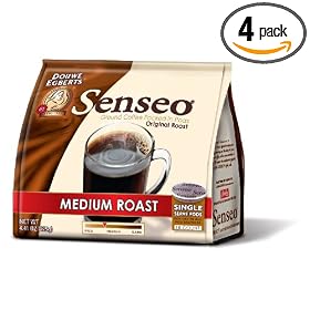 Senseo Medium Roast Coffee Pods, 18-Count Pods (Pack of 4)