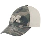 adidas Michigan Wolverines Camo Mesh Back Slouch Hat