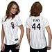 Jake Peavy Women's Jersey: Women's 2010 Majestic Home White #44 Chicago White Sox Jersey