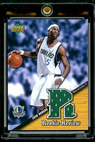 2003-04 Upper Deck Rookie Review Josh Howard Jersey Dallas Mavericks Basketball Card - Mint Condition - Shipped In Protective Display Case!