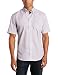 sell of Nautica Men's Short Sleeve Wrinkle Resistant Micro Stripe Shirt