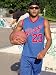 Sport-Set Basketball - Komplett-Set mit Trikot + Short (2 Teile = 1 Preis) - blue