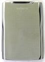 EMARTBUY GENUINE NOKIA E71 BATTERY COVER SILVER ( STAINLESS STEEL )