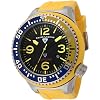 Swiss Legend Men's  Neptune Collection Stainless Steel Yellow Rubber Watch