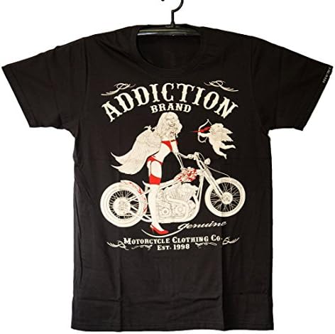 Motorcycle Biker Black Rebel Club Men Shirt Hell Skulls T338 Smal Size (Small)