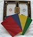 2 Free Cut Cards + KEM Pantheon Red Blue Playing Cards Bridge Size Jumbo Index